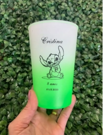 COPO FESTA 480ML (BRANCO C/ DEGRADÊ VÁRIAS CORES) - SÓ FRENTE