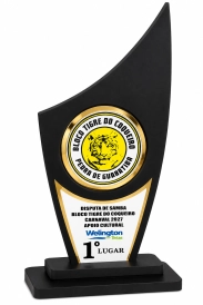 TROFÉU PVC 10MM COM ACRÍLICO IMPRESSO - 30X15 - PERSONALIZADO
