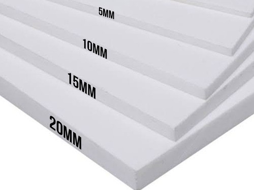 PVC EXPANDIDO 10MM - METRO -  BRANCO