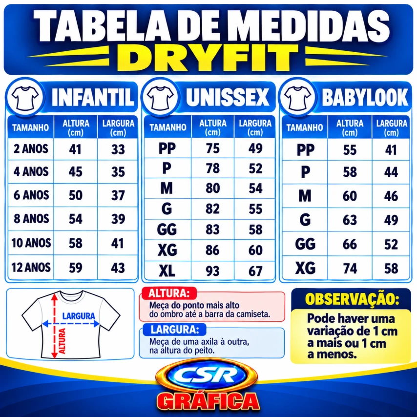 CAMISA PERSONALIZADA DRYFIT UV - SUB TOTAL - P AO GG