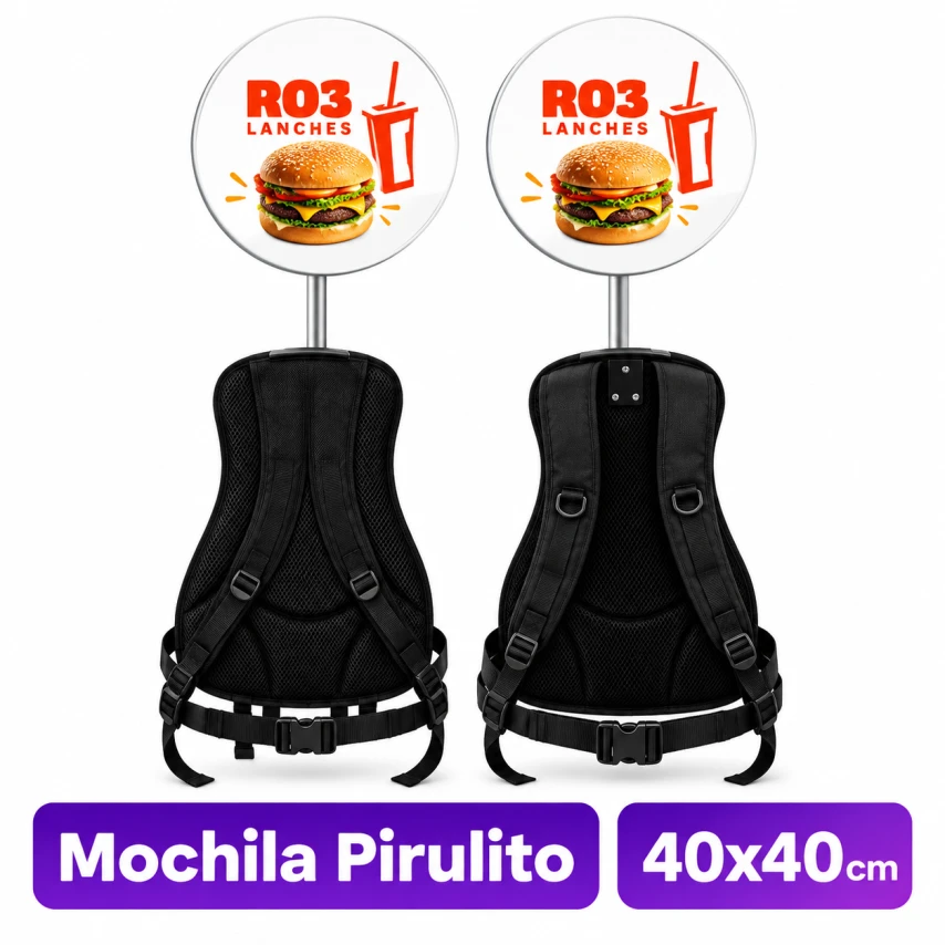 MOCHILA PIRULITO 4x4 - 40X40