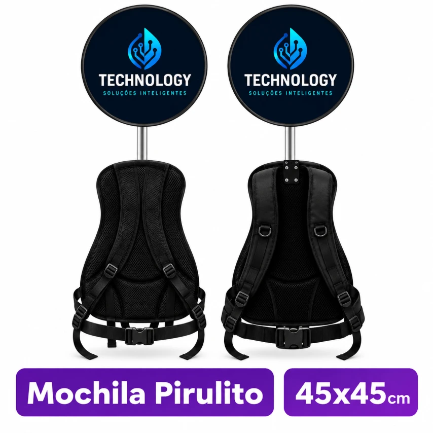 MOCHILA PIRULITO 4x4 - 45X45