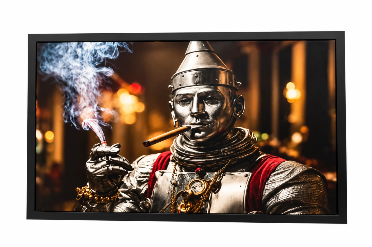QUADRO TECIDO CANVAS + MOLDURA - MEDIDA PERSONALIZADA