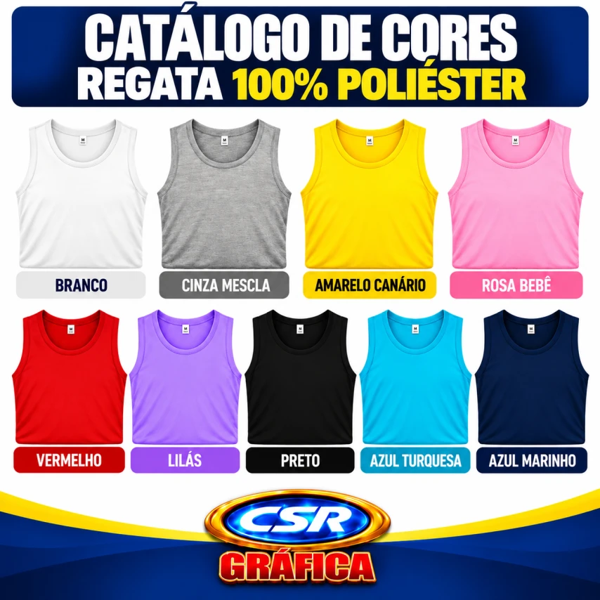 REGATA DE POLIÉSTER PERSONALIZADA DTF - PEITO A4