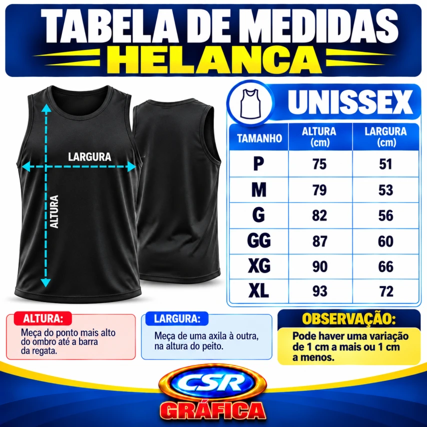 REGATA PERSONALIZADA HELANCA - SUB TOTAL - P AO GG